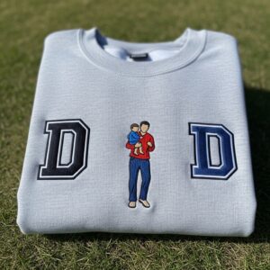 Custom Dad and Baby Embroidered Shirt