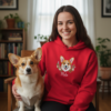 Corgi Dog Embroidered Shirt
