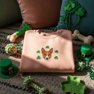 Basenji Dog Embroidered Shirt